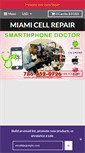 Mobile Screenshot of miamicellrepair.com